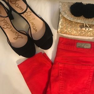 AG The Farrah High rise Skinny Crop Jeans